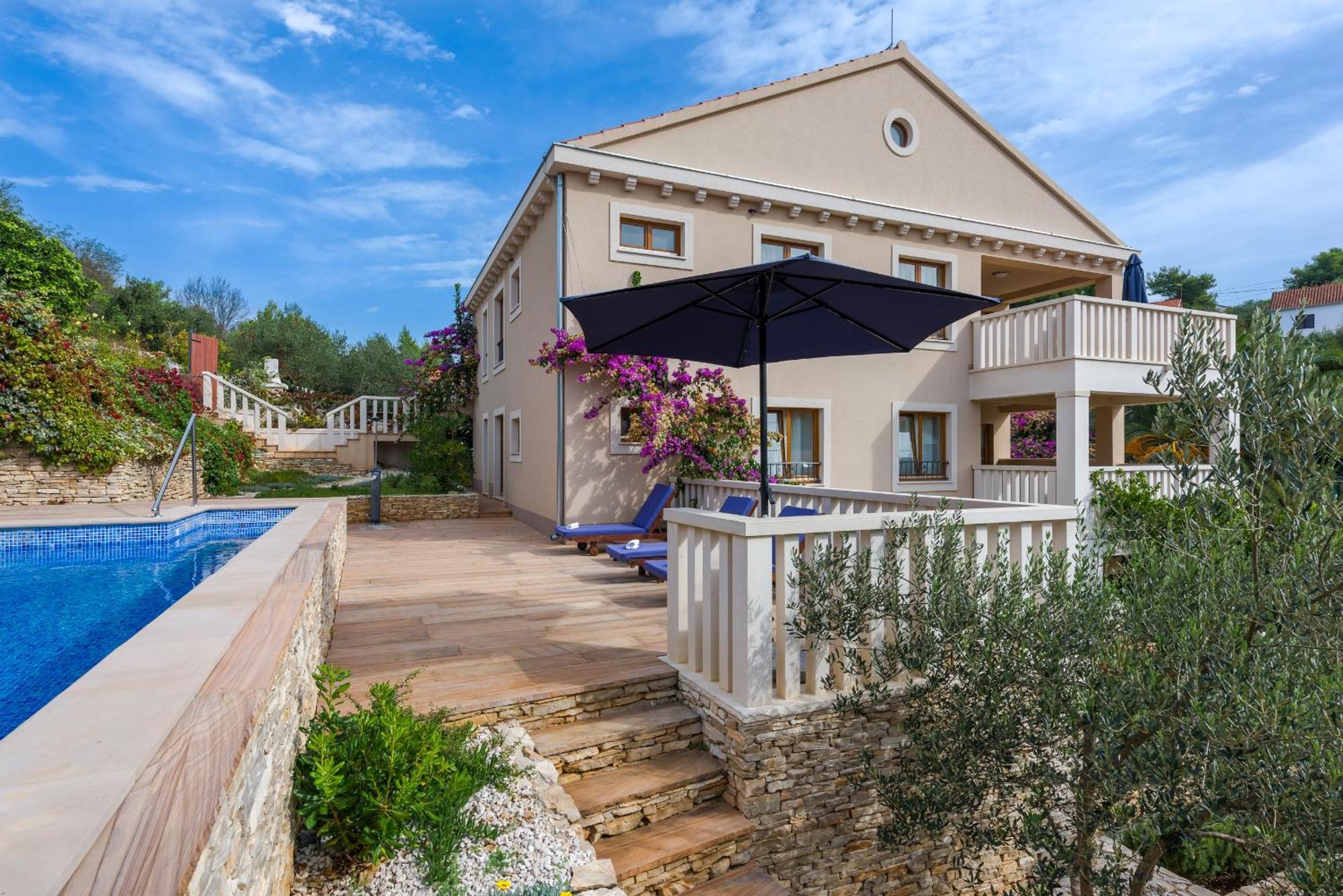 Apartments - Villa Ana Milna  Exteriér fotografie